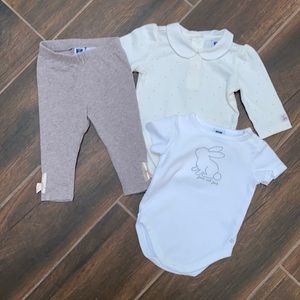 🎀 Janie and Jack 3 Piece Newborn Set